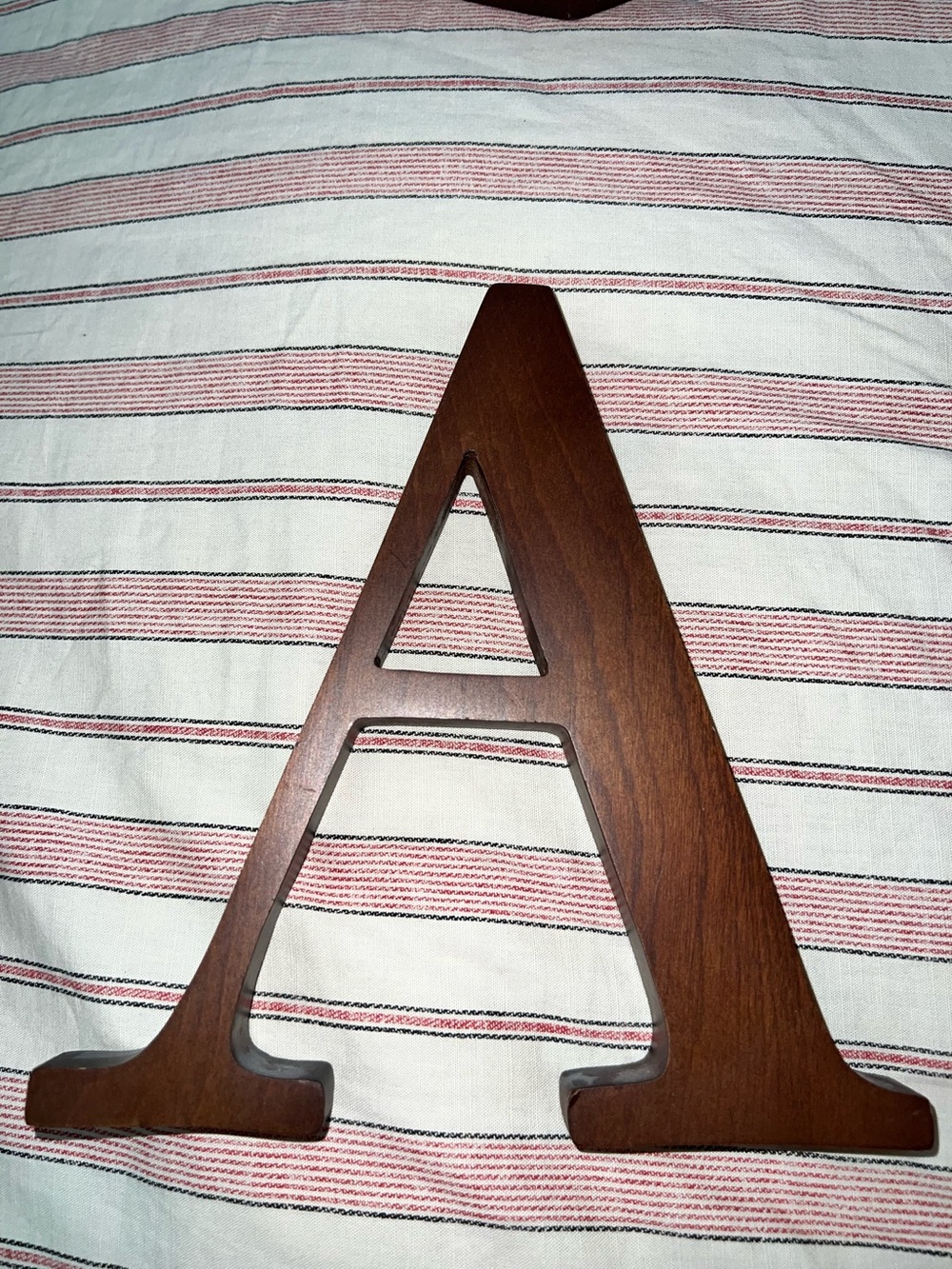 Pottery Barn Kids Wood Letter “A” - Dark Espresso Finish